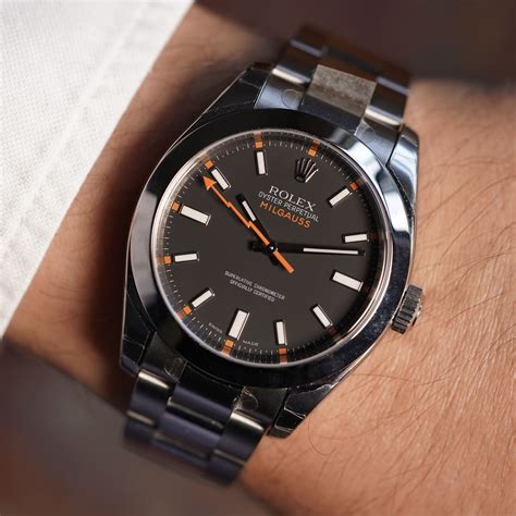 rolex milgauss black review